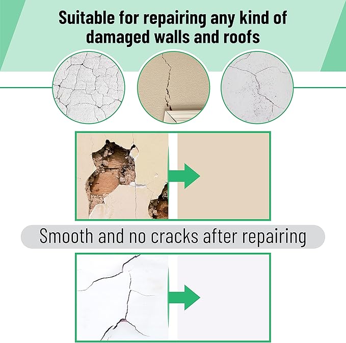 Bates Choice - Drywall Repair Kit, 16pcs, Dry Wall Patch Kits, Wall Repair Patch Kit, Wall Patch Repair Kit, Drywall Hole Patch, Drywall Patch Kit, Wall Hole Repair Kit, Drywall Patch Hole
