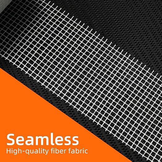 QILIMA Self-Adhesive Fiberglass Drywall Joint Mesh Tape, Fiber Mesh Crack Patch Wall Repair Fabric,2 Inch by 148 Feet White