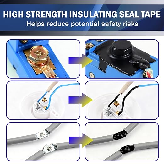 5.29OZ Liquid Electrical Tape Quick-Drying Insulating Glue Waterproof & High Temperature Resistant Liquid Wire Insulation Rubber with Brush Cap for Wires, Cables, Outdoor Electrical Equipment (Black)