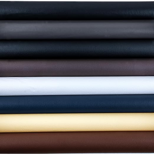 HGUAN Leather Repair Patch, 16X54 Inch Self Adhesive Leather Repair, Large Vinyl Patch Tape for Couches, Furniture, Car Seats, Cabinets, Office Chairs (Black)