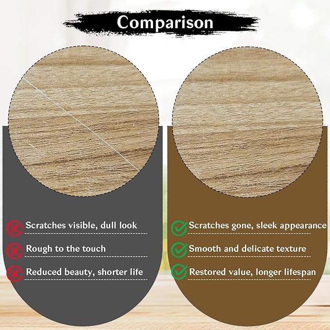 Wood Filler Sticks 20 Colors Repair Wax Sticks Kit Furniture Touch Up Crayons for Repairing Scratches Holes Cracks Wood Floor Tables Cabinets Doors Hardwood(White Series)
