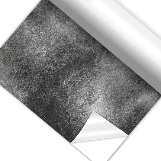 8x47 Inch Leather Repair Tape,Self Adhesive Leather Patches for Furniture,Vinyl Repair Kit for Couches,Bed,Car Seats,Chair (Dark Gray)