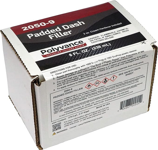 Polyvance Padded Dash Filler for Vinyl and Plastics