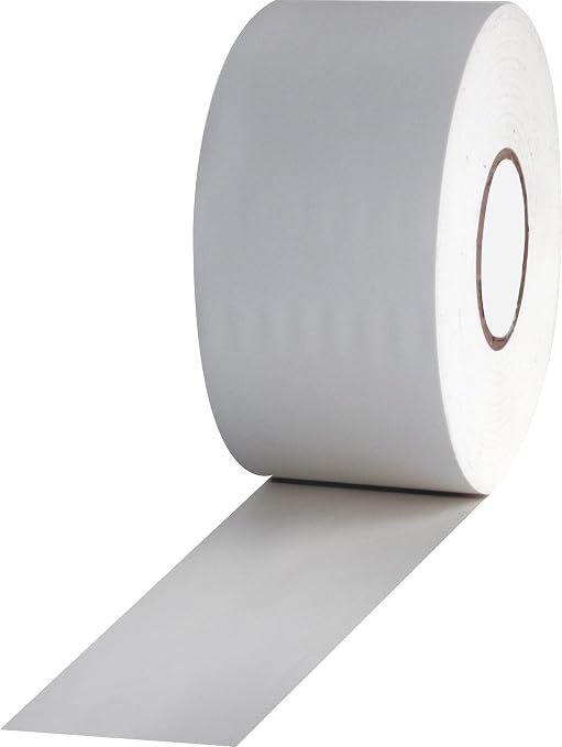 ProTapes Pro 603 Rubber Pipe Wrap Tape with PVC Backing, 10 mil Thick, 100' Length x 3" Width, White (Pack of 1)