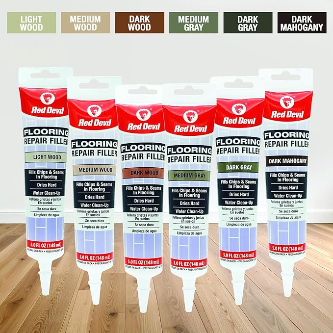 Red Devil 056020 Flooring Repair Filler, 5 oz., Light Wood, 1 Pack