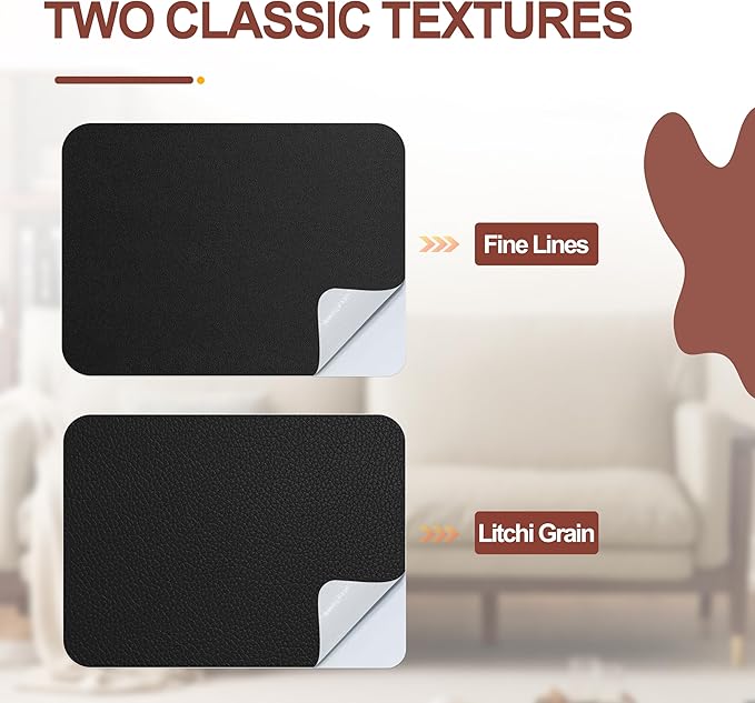 Leather Repair Patch Tape Kit, Self Adhesive Leather Repair for Furniture, Couch, Sofa, Car Seats,Office Chair,Vinyl Repair Kit.60inx16in