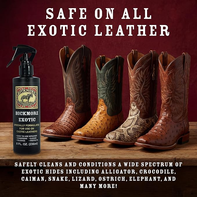 Bickmore Exotic Leather Cleaner & Conditioner for Exotic Skins and Leathers