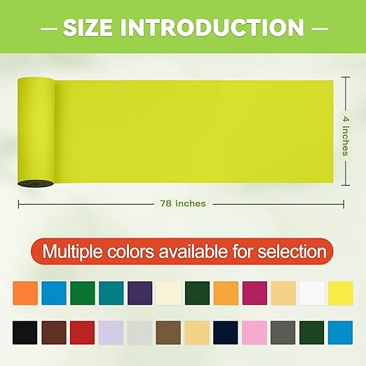 TIANLDD 4x78in Waterproof Repair Tape for Boat Covers,Tents,Tarp,RV Awning，Fabric Repair Tape(Yellow)