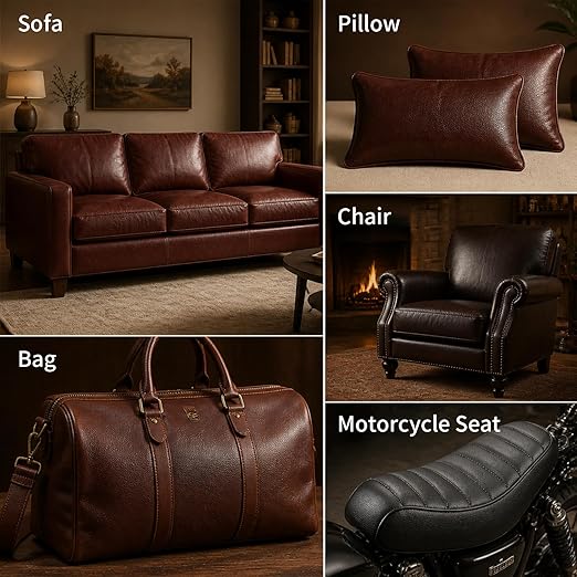 BSZHTECH Leather Repair Tape Self-Adhesive Leather Repair Patch for Couch Furniture Sofas Car Seats Advanced PU Vinyl Leather Repair Kit(Wine Red, 3.9X79 inch)