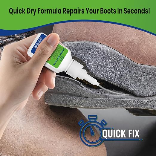 25g Cowboy Boots Glue: Waterproof Professional Glue for Muck, Hiking, Suede, Repair Heel, Working Boot Sole