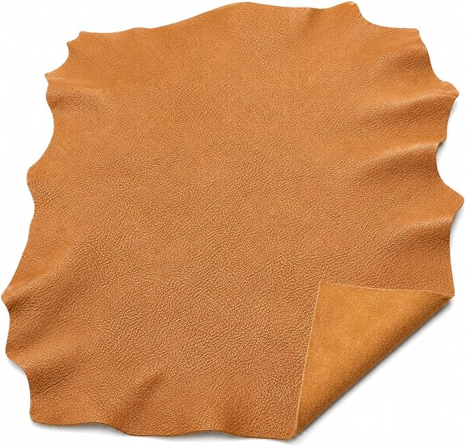REED Leather HIDES - Cow Skins (40 Square Foot, Camel) | Arts and Crafts