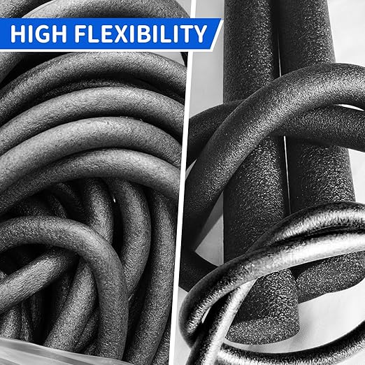 Foam Backer Rod for Gaps Concrete Crack Filler Joints Foam Gap Fillers Caulk Saver Backing Rod Concrete Filler Rope Joint Filler (5/8 Inches X 10 Feet)