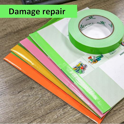 BOMEI PACK Heavy-Duty Duct Tape, Green1 inch by 30-Yard,3-Pack, Great for General-Purpose Use, Home Repairing, DIY Work, Auto Repair & Outdoor Activities
