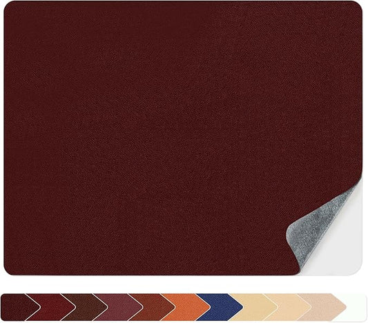 Numola Leather Repair Patch 8×11 inch Self-Adhesive Leather Repair Tape, Scratch/Holes Vinyl Repair Kit for Couch, Car Seat, Sofas, DIY Furniture Upholstery, Chair, Jackets, First-aid (Dark Wine Red)