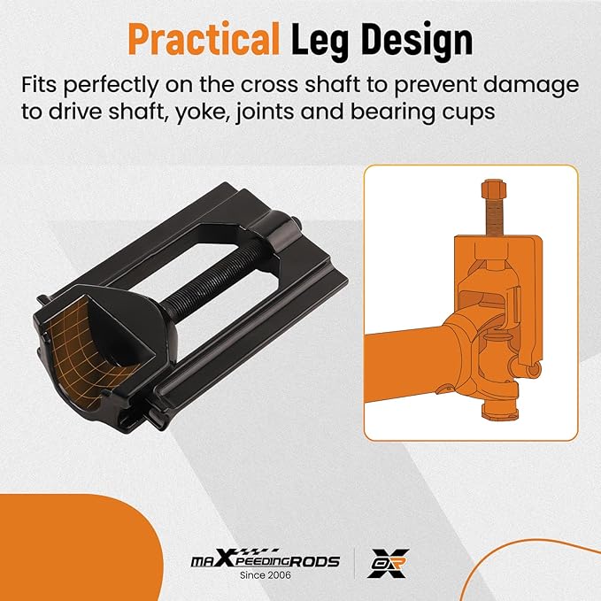 maXpeedingrods Heavy Duty U Joint Puller, Universal U-Joint Puller 10105, Automotive Class 1-3 Bearing Puller Tool for Car Truck