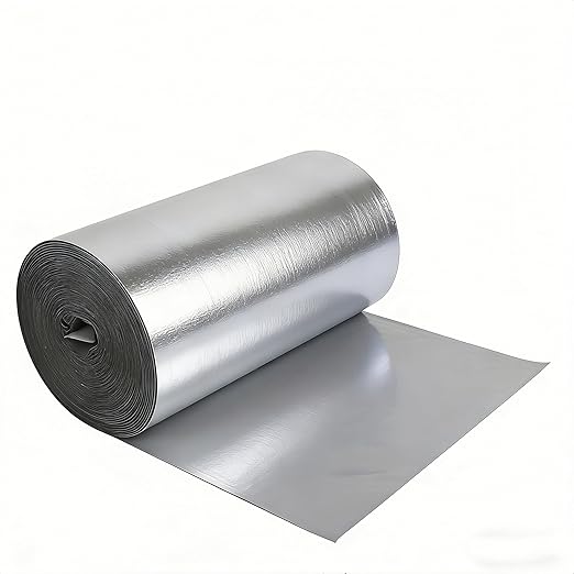 Waterproof Sealant Tape Self Adhesive Rubberized Asphalt Tape for RV Roof Metal Roof Corrugated Roof Leak Repair UV Resistant Heavy Duty Waterproofing Membrane(Silvery, 196.85 in X 11.81 in)