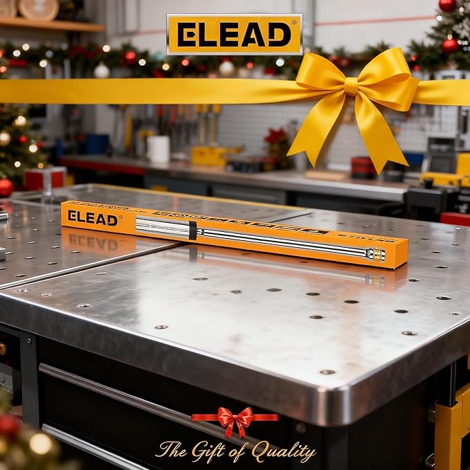 ELEAD 5/8" Swivel Magnetic Spark Plug Socket, 3/8" Drive x 12" Total Length, Thin Wall Spark Plug Removal Tool, 360 Degree Swivel, Enhanced Magnetic, 6-Point Design, Cr-V Steel