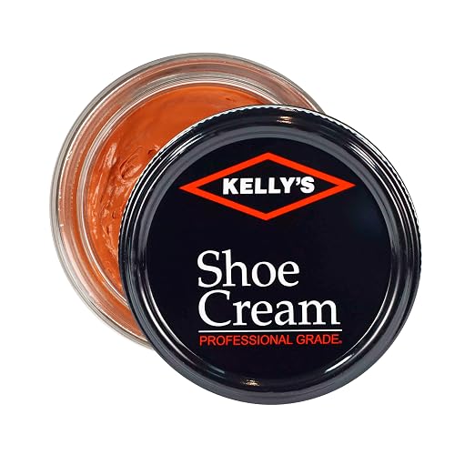 Kelly's Light Brown Shoe Polish 1.5 oz - Professional Leather Shoe Cream