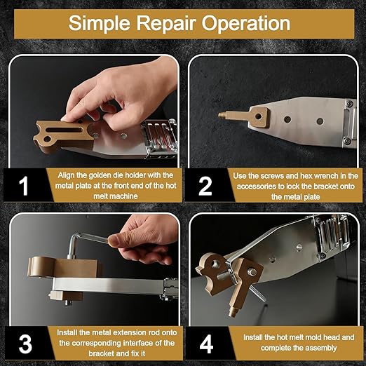 Water Pipe Repair Tool Kits, 1/2 Inch,3/4 Inch Water Pipe Repair Universal Set, Suitable for Cracks and Holes On PPR PE PVC Water Supply and Drainage Pipes in Homes Decoration Garden Irrigation.