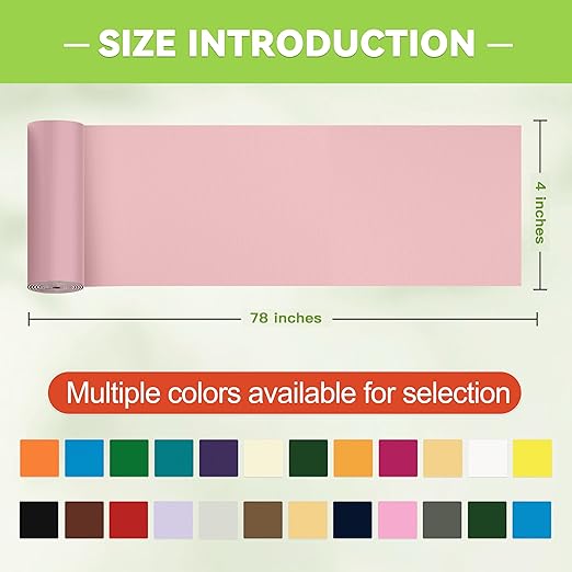 TIANLDD 4x78in Waterproof Repair Tape for Boat Covers,Tents,Tarp,RV Awning，Fabric Repair Tape(Pink)