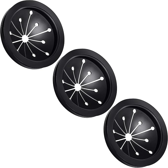 3 Pcs Garbage Disposal Splash Guards Sink Baffle Disposal Replacement Multi-function Drain Plugs food Waste Disposer Accessories for Whirlaway, Waste King and GE Models (3.1inch)