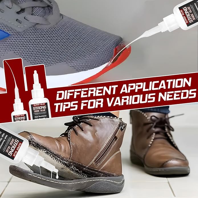 Vigorder Shoe Glue 30g, Heavy Duty Shoe Glue Sole Repair for Boots, Sneakers, and Heels, Waterproof and Flexible Adhesive for Durable Repair