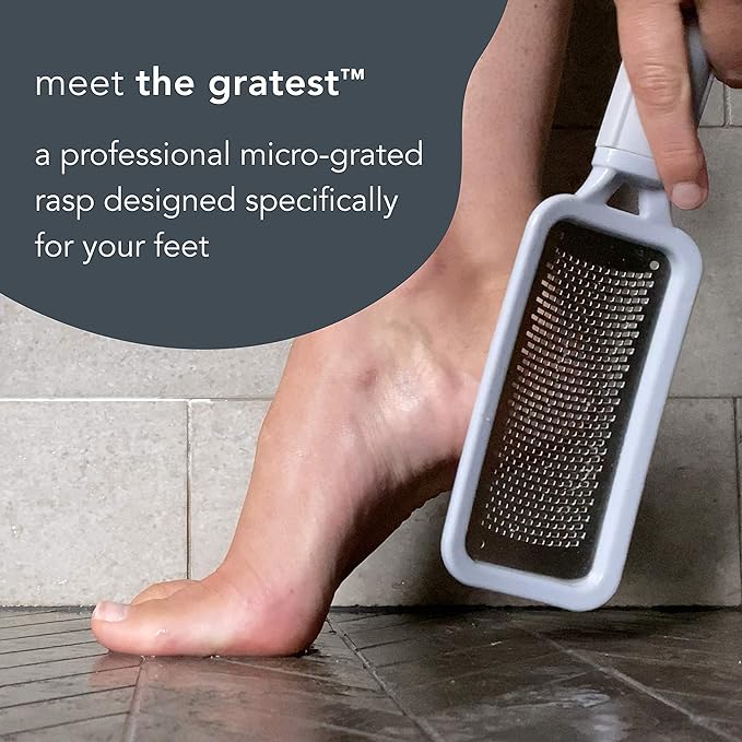 Barefoot Scientist The Gratest Professional Micro-Grated XL Rasp, Remove Hard Skin and Calluses, Relieve Dry, Cracked Heels