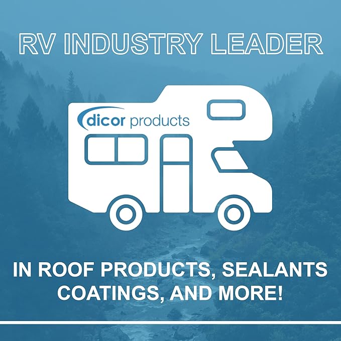 Dicor 533RM-12 EPDM Roof Patch - 12" x 25' - Easy and Effective Solution for RV and Motorhome Roof Leaks