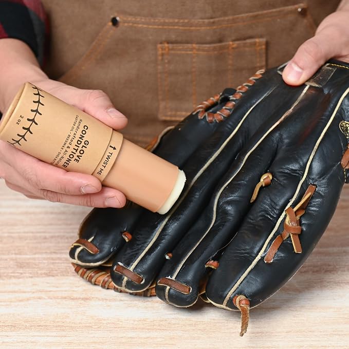 Rhino Wax Baseball Glove Conditioner for Leather - Break in, Protect & Care | Conditions, protects and helps restore dry baseball gloves while preserving softness, flexibility and long-term performance.