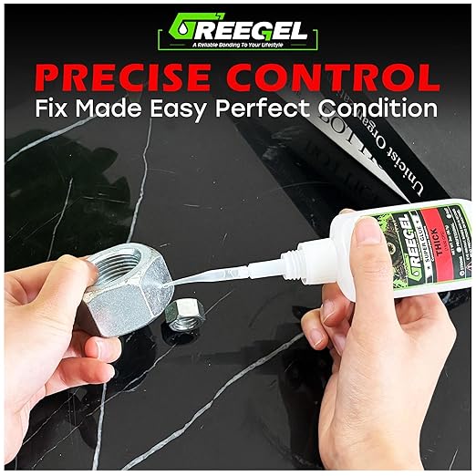 1 Oz Thick Liquid Clear Super Glue + 3g Gel Glue, Cyanoacrylate Adhesive for Woodworking Large Gap, Rubber, Metal, Glass, Leather, Crafts & Repairs