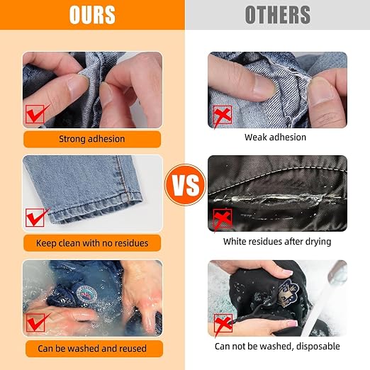 3Pcs Fabric Glue Permanent, 60 ML Washable Clear Clothing Glue, Super Fabric Glue for Rhinestones, Patches, Clothes, Denim, Leather, Polyester, Fabrics, Doll Repair, Flannel, Cotton