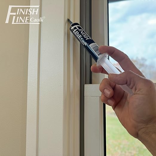 Precision Caulking Tool Pro Pack – Refillable Caulking Syringe Applicator Kit with Micro-Fine Replaceable Tips for Baseboards, Trim, Small Cracks & Detail Sealing
