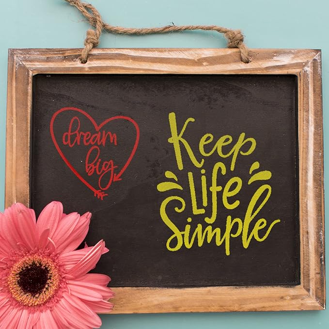 Silk Screen Stencils Self Adhesive Reusable Mesh Printing Stencil for Painting on Wood Fabric Chalkboard Home Decor