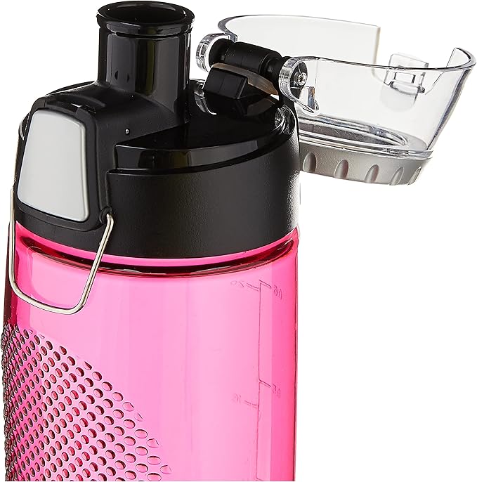 Thermos Tritan Hydration Bottle with Meter, 24-Ounce, Magenta