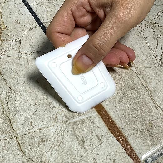 PentaUSA Tile Grout Repair Kit - Beige Brown Premixed Acrylic Sanded Grout, Water-Resistant Grout Filler for Bathroom&Shower, Kitchen Floor, Fast Drying, with Applicator, 13.4 oz (380g)