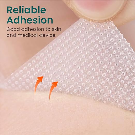 NanaCare Clear Medical Tape Waterproof, 4 Rolls- 1 inch x 10 yds + 10 pc Gauze Pads - Hypoallergenic Surgical Tape for Wound Care, Dressings & Face, First Aid Waterproof Bandage for Sensitive Skin