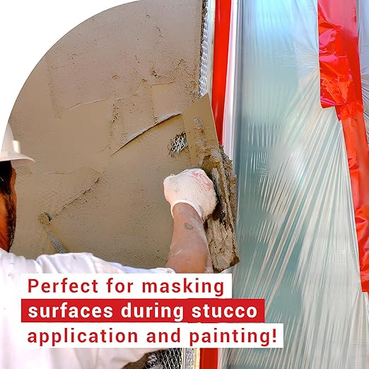 ELK Vapor Barrier Tape - 4” x 180ft - PE 7mm Polyethylene Seam Tape - Moisture Barrier Seam & Seal for Crawlspace Encapsulations & Waterproof Marine Tape - Red