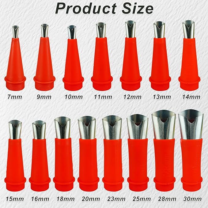 Upgrade Caulking Nozzles Tips Caulk Finisher Kit Caulk Gun Tips with Connection Bases Replacement with Brush