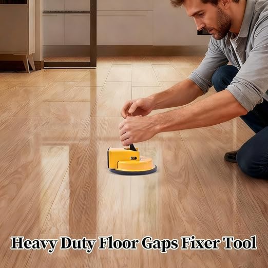 Laminate Floor Gaps Fixing Tool, Heavy Duty Suction Cup Closer Fixer, Vacuum Flooing Repair Gripper, High Performance Puller, for Tight Spaces Corners Hardwood Plank Wood Tile Deep Textures