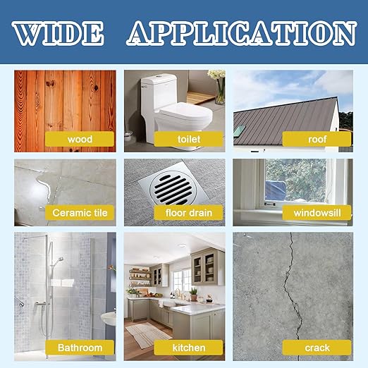 Waterproof Glue,Invisible Agent,Strong Waterproof Transparent Sealant,for Bathroom, Kitchen, Garden, Roofs, Walls (353, Ounces)