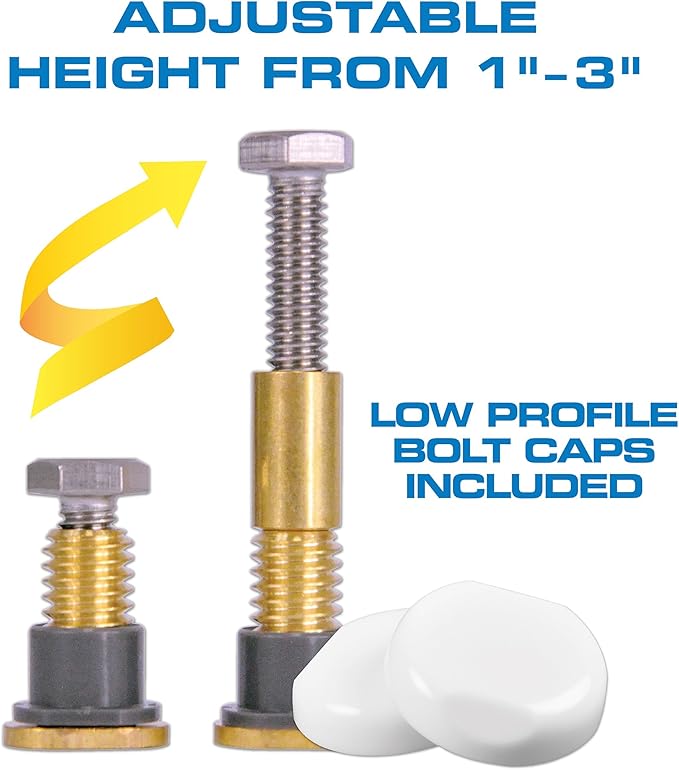 DANCO All-in-One Toilet Installation Kit, Perfect Seal Wax Ring & Zero Cut Bolts, Toilet Repair, Wax-Free, Mounting Toilet Bolts (10879X)