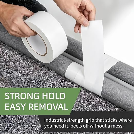 Pipe Wrap Tape,PVC Corrosion Protection,Width White Insulation Tape for Drain Pipe, Metal & Electrical Piping, Underground Pipe ，100' Length x 2" Width -10 Mil Thick