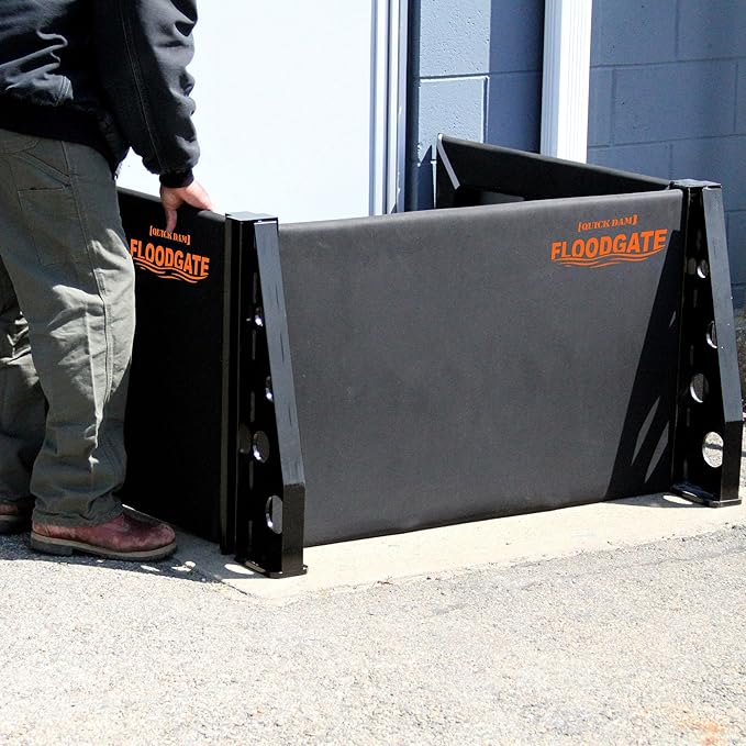 Quick Dam QDFG45 FloodGate-Doorway Flood Guard-45-50 Openings, 45" To 50", Orange