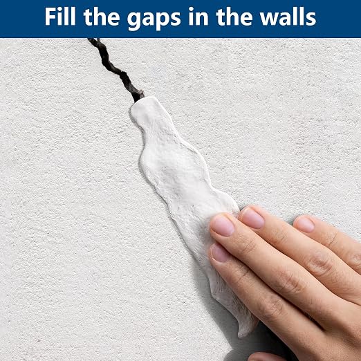 79 x 1 Inches Moldable Silicone Putty, 5mm Thick Waterproof Butyl Seal Putty Tape, White Insulating Duct Seal Puttys Tape for Pipe Gap Wall Repair