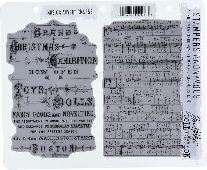 Stampers Anonymous ClingStamp TH Music & Advert