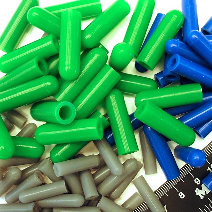 175Pc Ultra Precision High Temp Silicone Rubber End Cap Kit Powder Coating Custom Paint Supplies