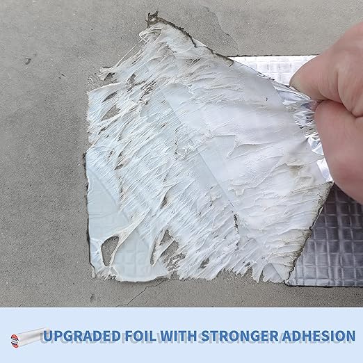 Butyl Waterproof Tape 20" x 32.8' Leak Proof Butyl Seal Strip Watertight Putty Tape for Air Mattress Patch, RV Repair, Window and Boat Sealing, Glass, Gutter, Rubber Roof Patching