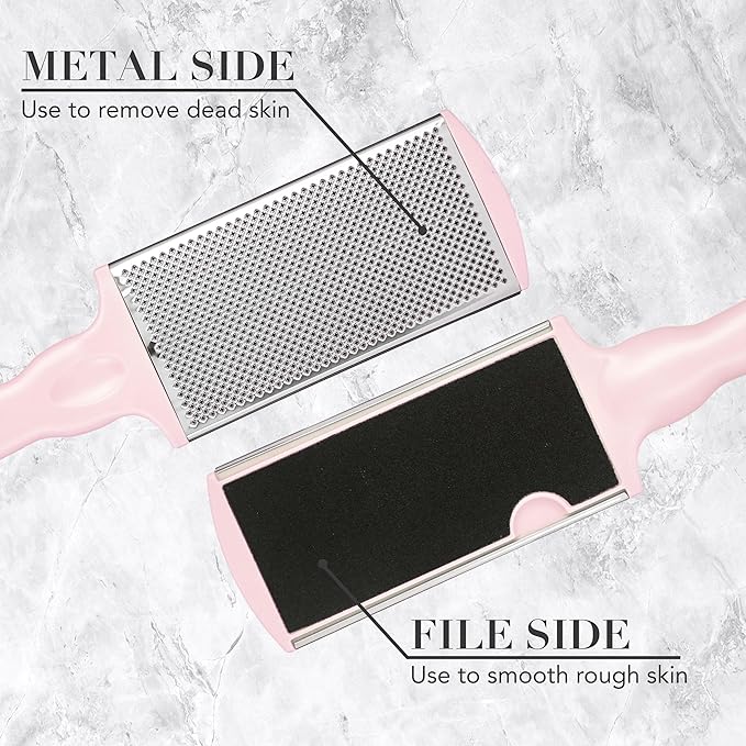 Pink Callus Remover Tool – Professional Foot File & Callus Shaver for Feet | Premium Dead Skin Remover for Calloused Feet | Pedicure Foot Care Tool for Women – Smooth & Soft