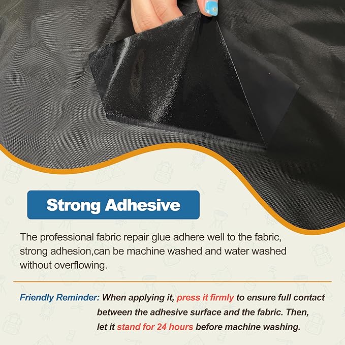KING MOUNTAIN Self Adhesive Nylon Fabric Repair Patch, 5×8 Inches 8 Pcs, Quick Down Jacket Repair Patch, Waterproof Outdoor Gear Patch Kit for Tent,Backpacks,Umbrella, Gloves, Sleeping Bag (Red)