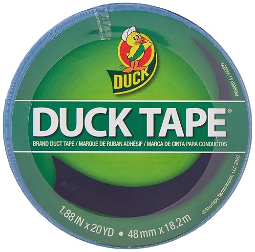 Duck Brand 1304959 Color Duct Tape, Single Roll, Blue